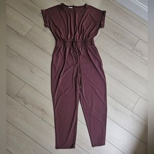 Maurices Elegant Light Plum Jumpsuit Size Large